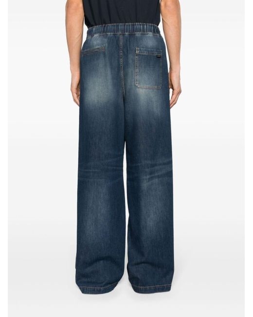 Valentino Garavani Jeans Met Elastische Taille in het Blue voor heren