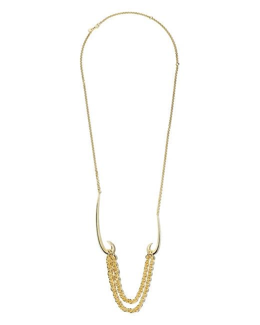 Shaun Leane White Multi Hook Necklace