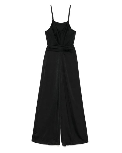 MOUTAKI Black Sleveless Jumpsuit