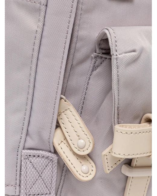 Doughnut Gray Mini Macaroon Ribbon X Unicorn Bow-Detail Buckle-Fastening Backpack