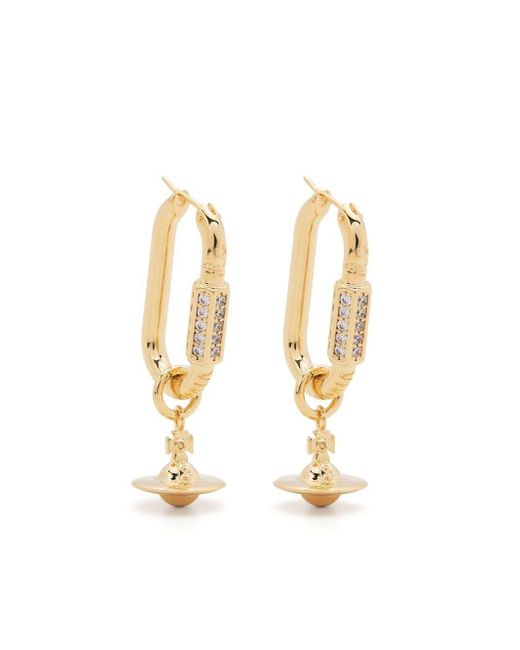 Vivienne Westwood Jodie Hoop Earrings in Metallic Lyst UK