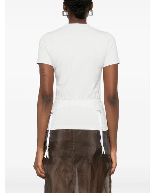 Balenciaga White T-Shirts And Polos