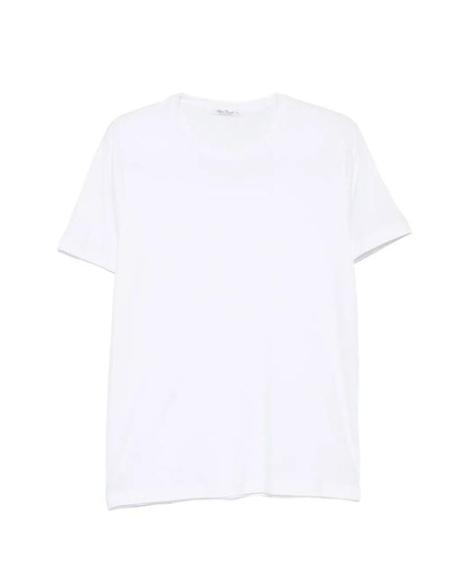 STEFAN BRANDT White Crew-Neck Short-Sleeve T-Shirt for men