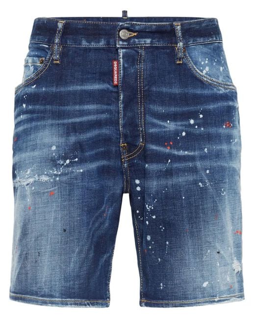 DSquared² Jeans Shorts Marine in Blue für Herren