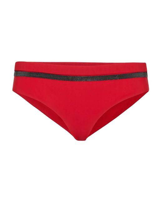 Brunello Cucinelli Monili ビキニボトム Red