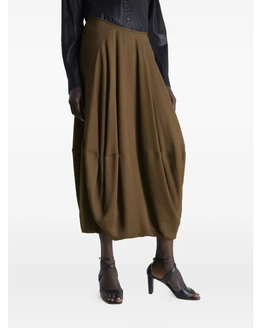 Lemaire Natural Balloon Midi Skirt