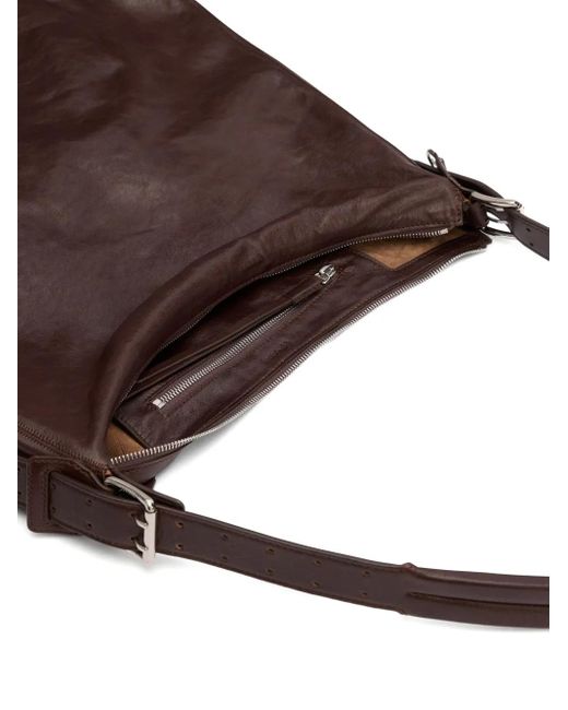 Lemaire Brown Belted Shoulder Bag