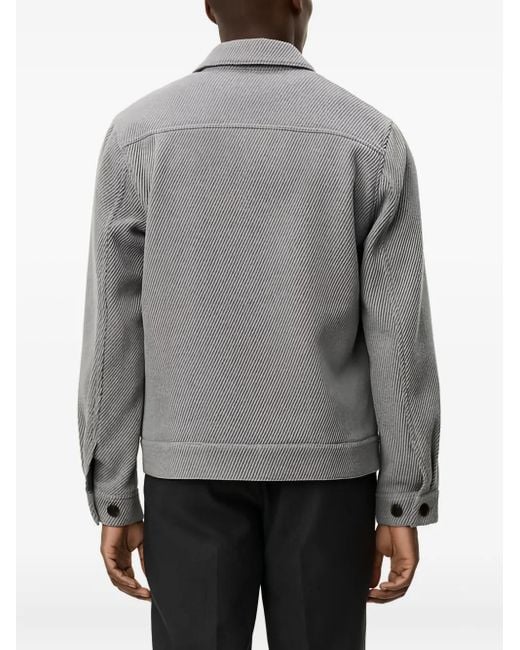 Les Deux Gray Nash Twill Wool Jacket for men