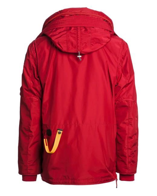Parajumpers Red Hooded Padded Jacket for men