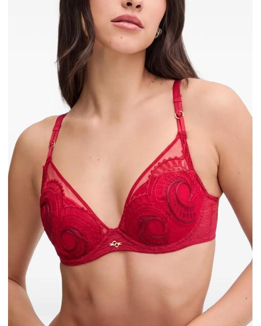 Chantelle Detail-Embroidered Bra