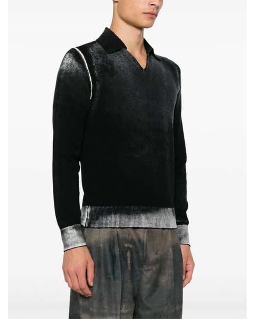 トップス DIESEL K-Lorenzo DIESEL K-Lorenzo Collar Polo Sweater in Black for Men | Lyst