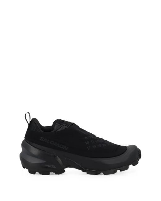 MM6 MAISON MARGIELA X SALOMON Black Crossdust Logo-Print Sneakers