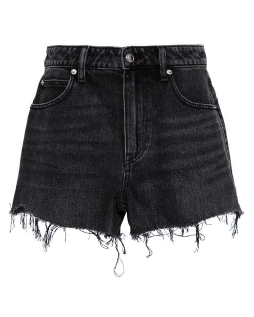 Alexander Wang Black Bite Jeans-Shorts