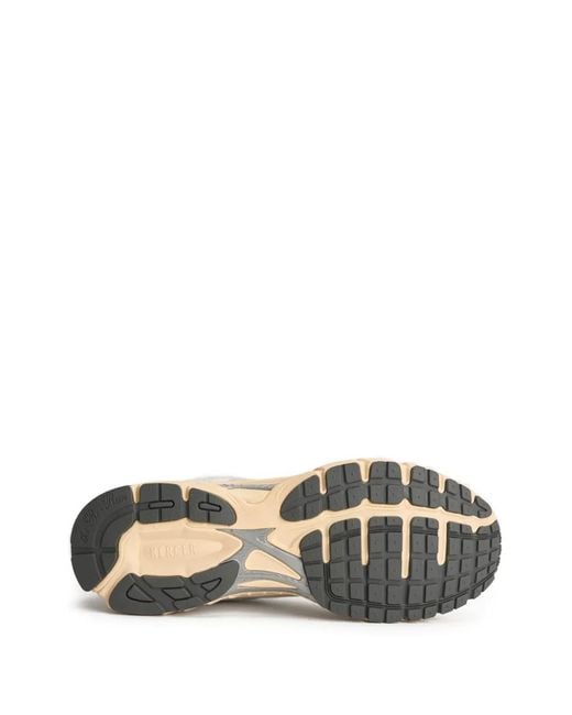 The Mercer Brand White The Re-Run Panelled Sneakers for men