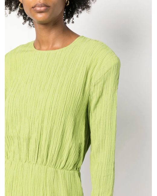 Robe À Effet Froissé Gestuz en coloris Green