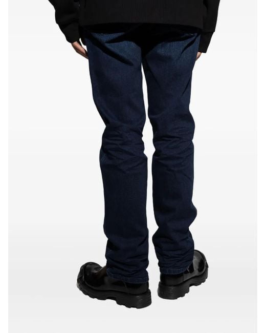 DIESEL Blue 1993 D-Vyl Logo-Plaque Jeans for men