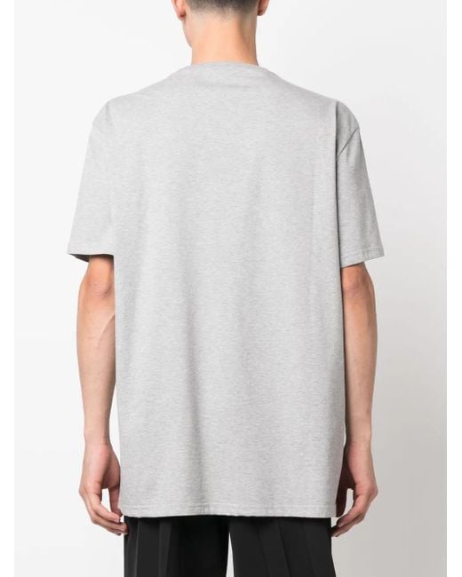 Alexander McQueen T-Shirt Mit Logo-Print in Gray für Herren