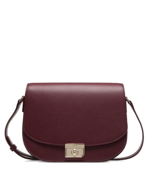 Bandolera de piel Bally de color Purple