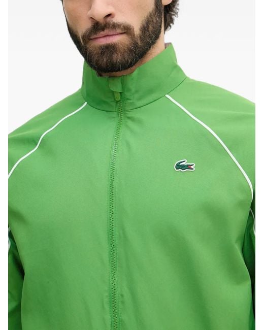 Lacoste Green Logo-Patch Track Pants for men