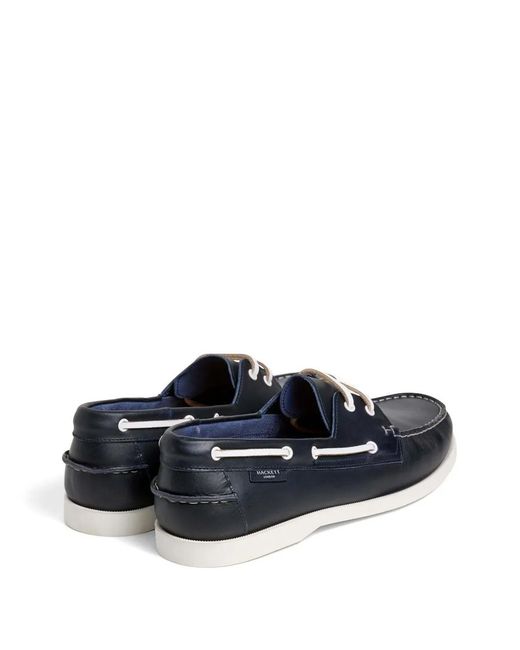 Hackett Blue Deck One Boat Shoes for men