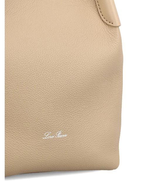 Loro Piana Natural Small Bale Tote Bag