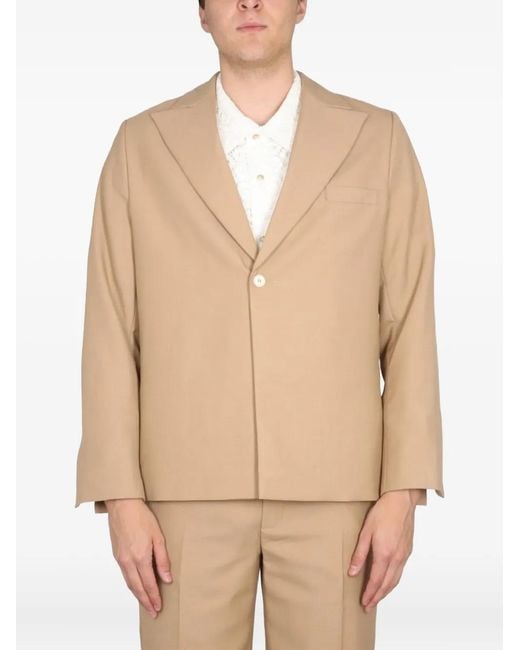 Séfr Einreihige Jacke in Natural für Herren