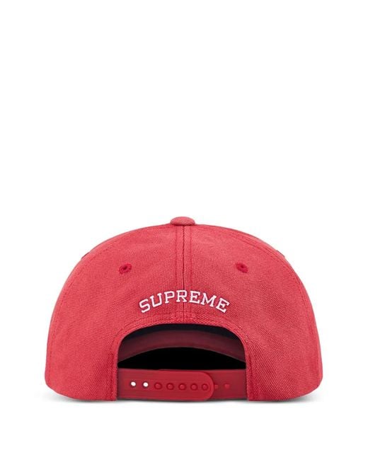 Supreme Red Garage 6-Panel Cap for men