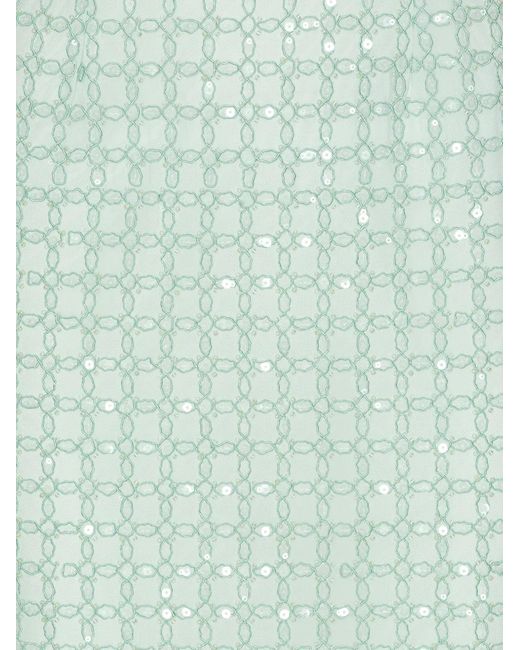 ROTATE BIRGER CHRISTENSEN Green Chic Halterneck Dress With Back Slit
