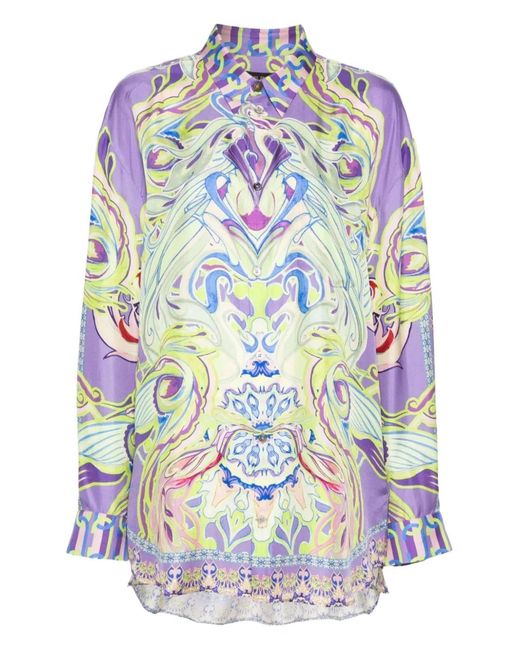 Camilla Blue Amsterdam Jewel Oversized Shirt for men