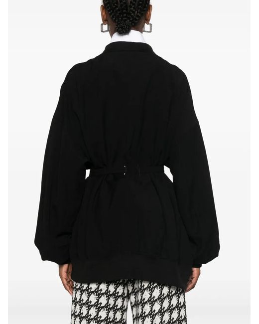 Yohji Yamamoto Black Double-Breasted Jacket