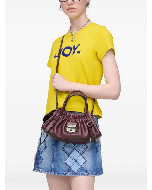 Marc Jacobs Purple Small The Cristina Satchel