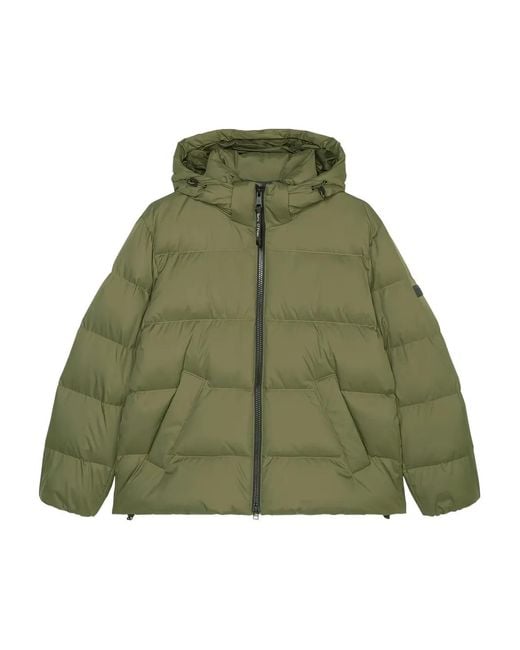 Marc O' Polo Green Padded Hooded Jacket for men