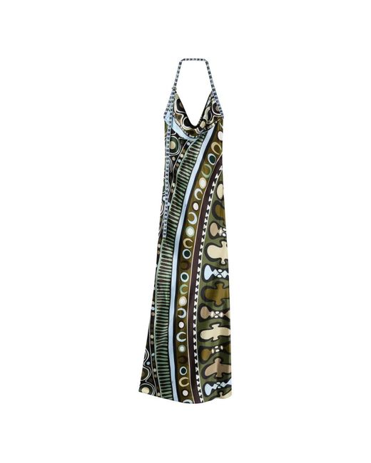 Emilio Pucci White Pucci Dresses Silk Viscose