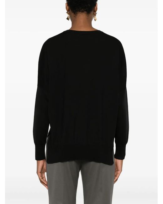 Pull En Maille Fine Blanca Vita en coloris Black