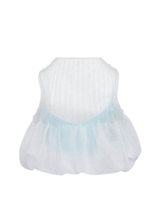 CFCL White Wrapped Top