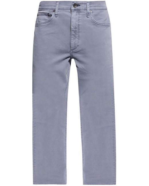 Rag & Bone Halbhohe Straight-Leg-Jeans in Blue für Herren