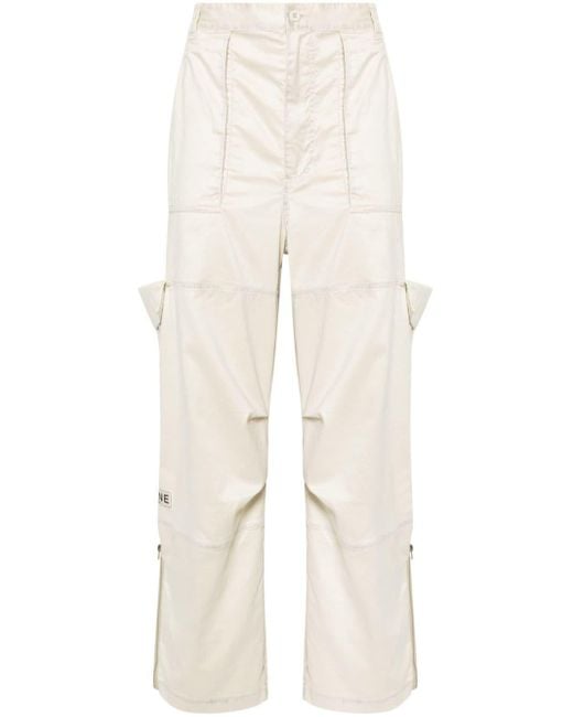 Acne Natural Suede-effect Cargo Trousers for men