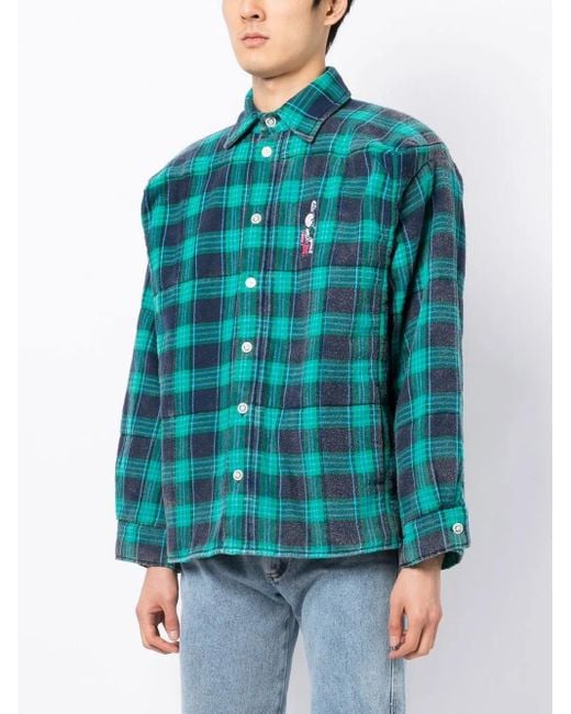 Giacca-Camicia Bunny Con Applicazione di Natasha Zinko in Green