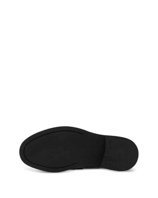 Filling Pieces Black Ananas Horsebit Loafers