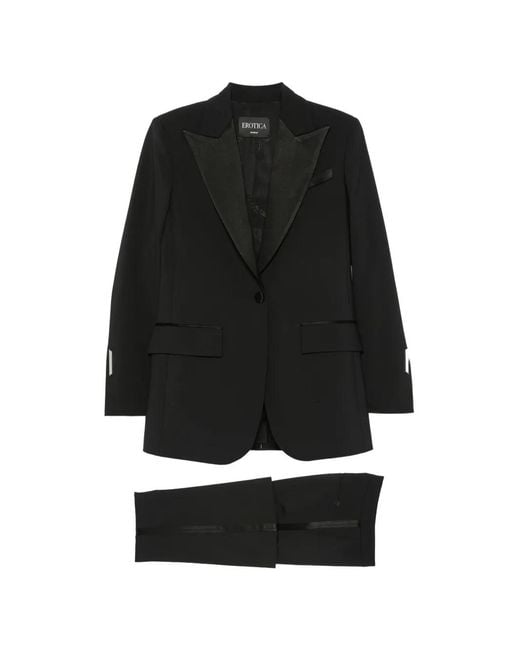 Dondup Black Single-Breasted Suit