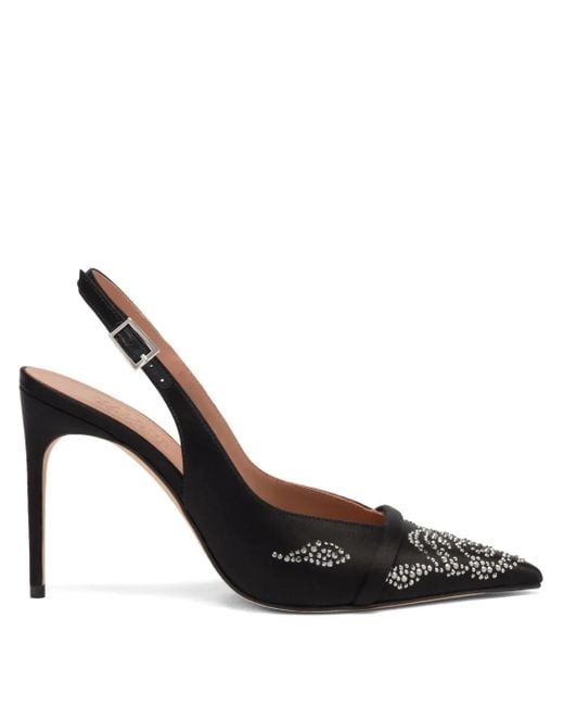 Pumps Jazz Con Tacco, Decorazione E Cinturino Posteriore 90Mm di Malone Souliers in Black