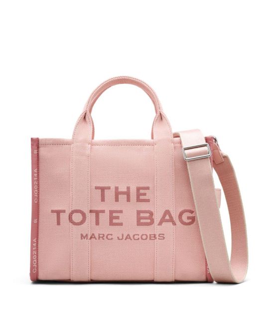 Bolso The Jacquard Medium Tote Marc Jacobs de color Pink