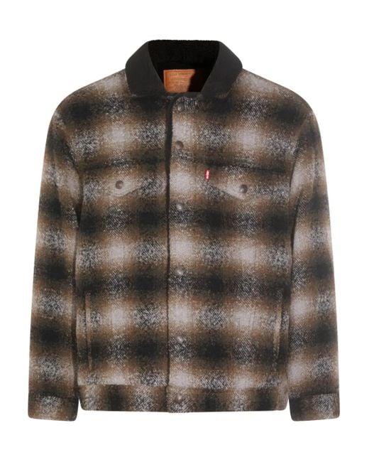 Levi's Multicolor Brown Cotton Casual Jacket for men