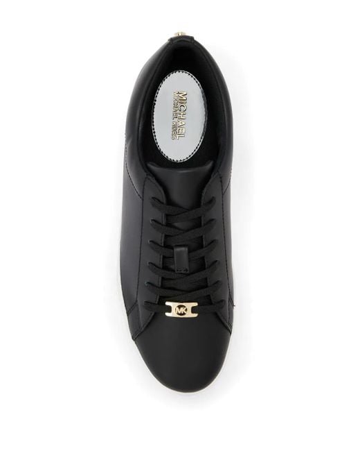 Michael Kors Black Keaton Lace-Up Sneakers
