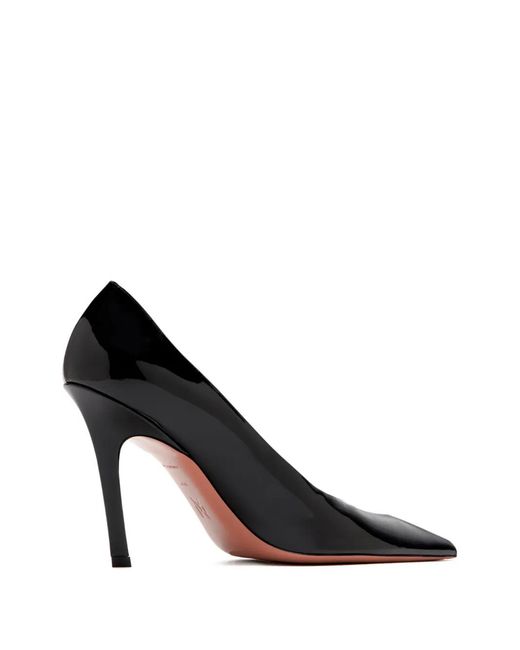 AMINA MUADDI Black Christine Patent Pointed Pumps