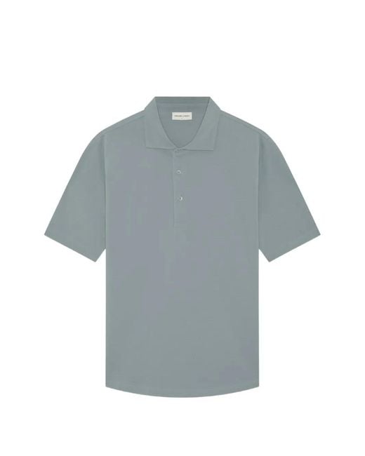 Frescobol Carioca Gray Luca Polo Shirt for men