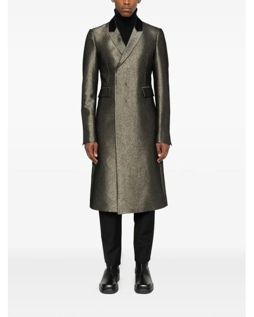 SAPIO Gray Metallic-Effect Coat