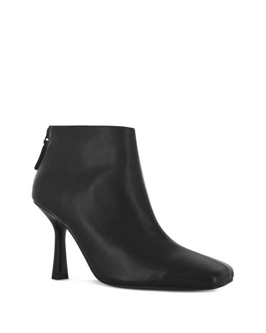 Senso Black Square-Toe Boots