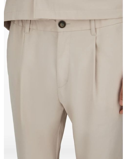 Herno White Straight-Leg Trousers for men