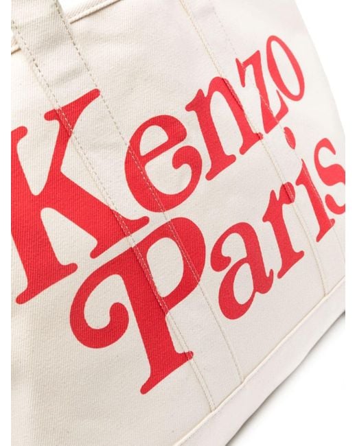 KENZO Utility トートバッグ L Red